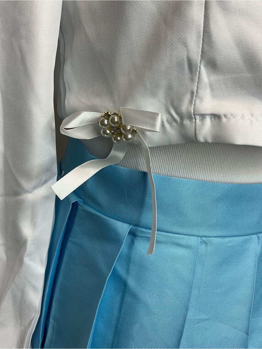2160 - Blue & White Sailor Two-Piece Schoolgirl Set - Picture 2 of 14